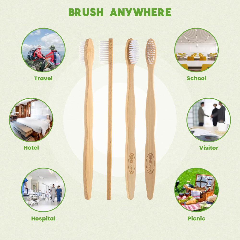 Natural bamboo handle close-up showing durability