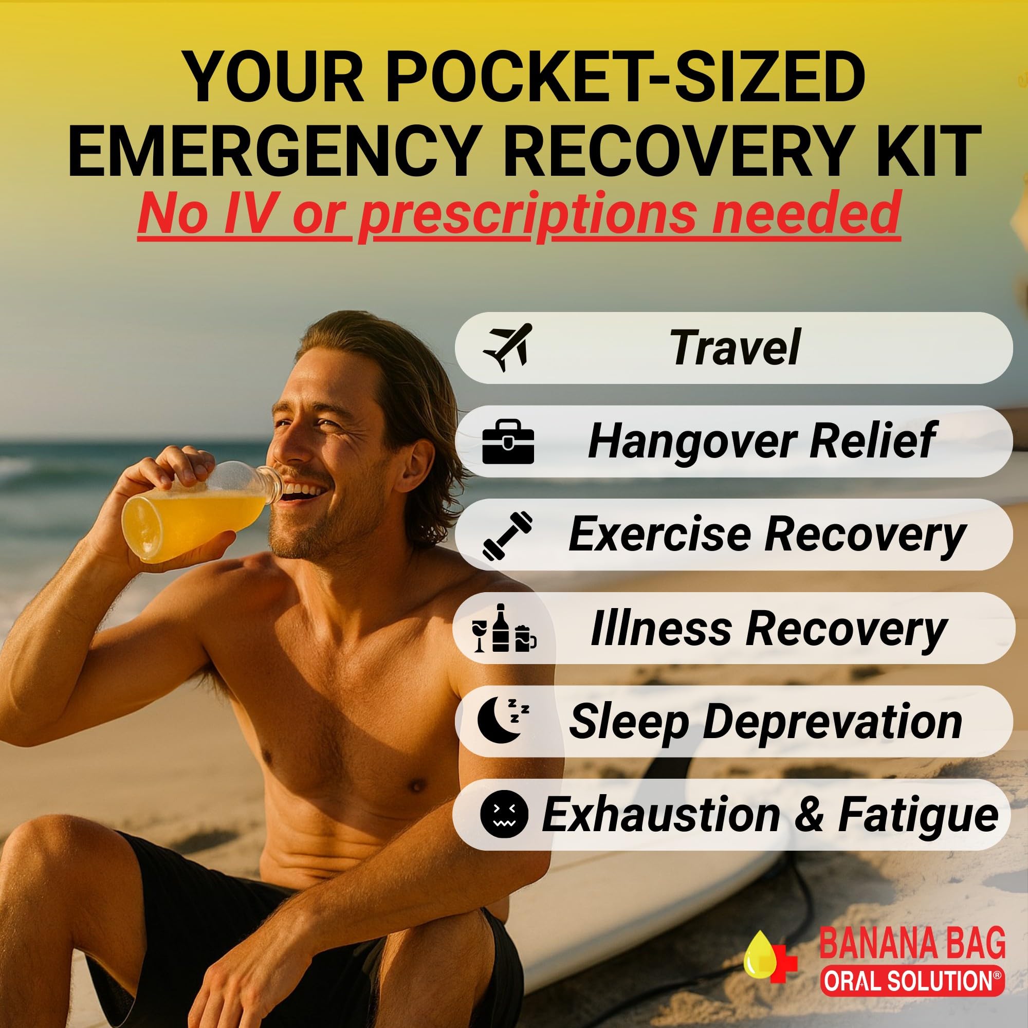 Banana Bag packaging close-up showing convenient on-the-go pouch