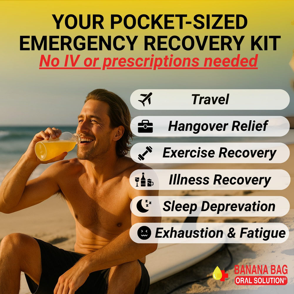 Banana Bag packaging close-up showing convenient on-the-go pouch