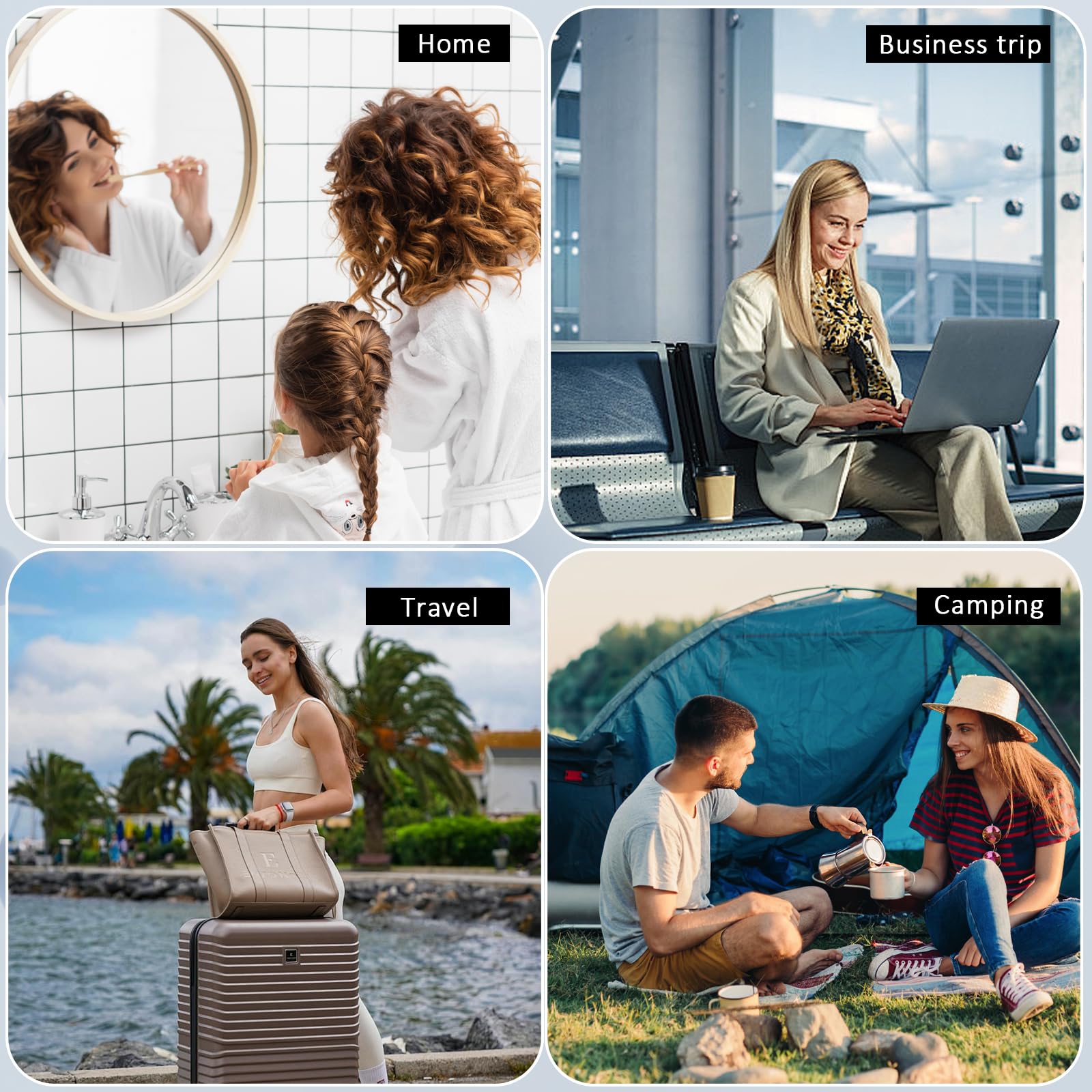 Set of green and yellow banana toothbrush covers