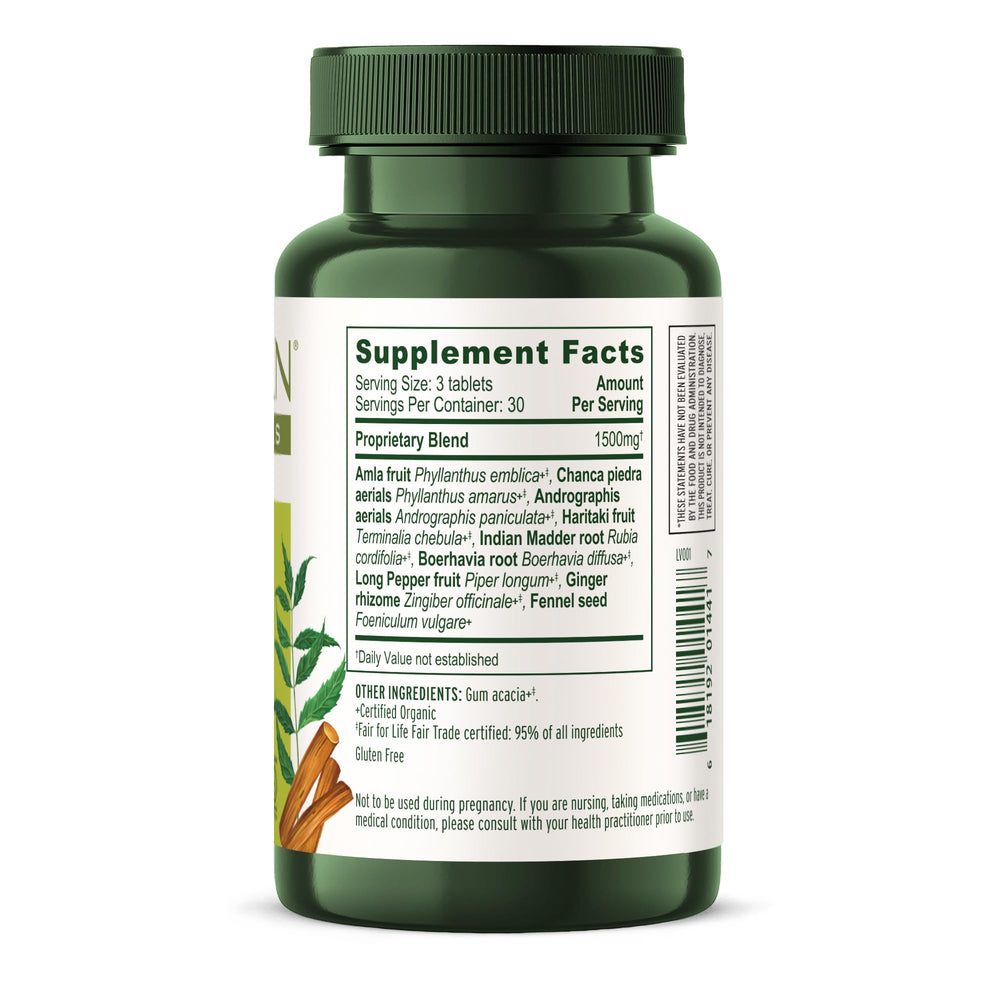 Banyan Botanicals 3rd-party tested seal indicates product safety and quality.