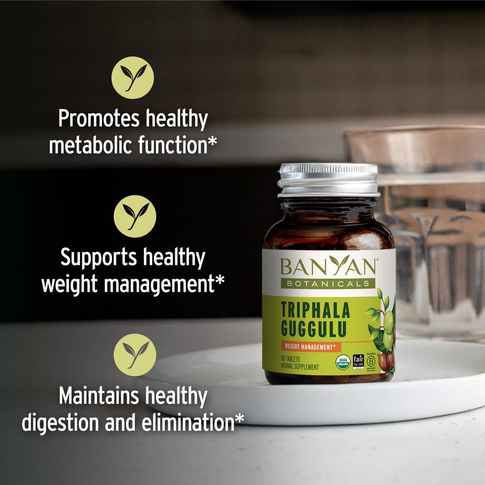 Ingredients of Triphala Guggulu: bibhitaki haritaki amla and guggulu resin