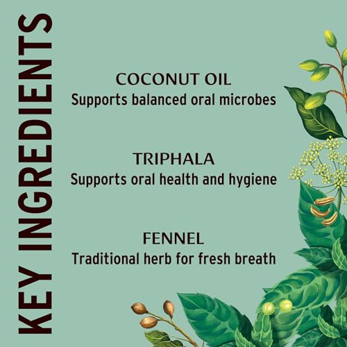 Close-up of ingredients: coconut oil, sesame oil and Ayurvedic herbs