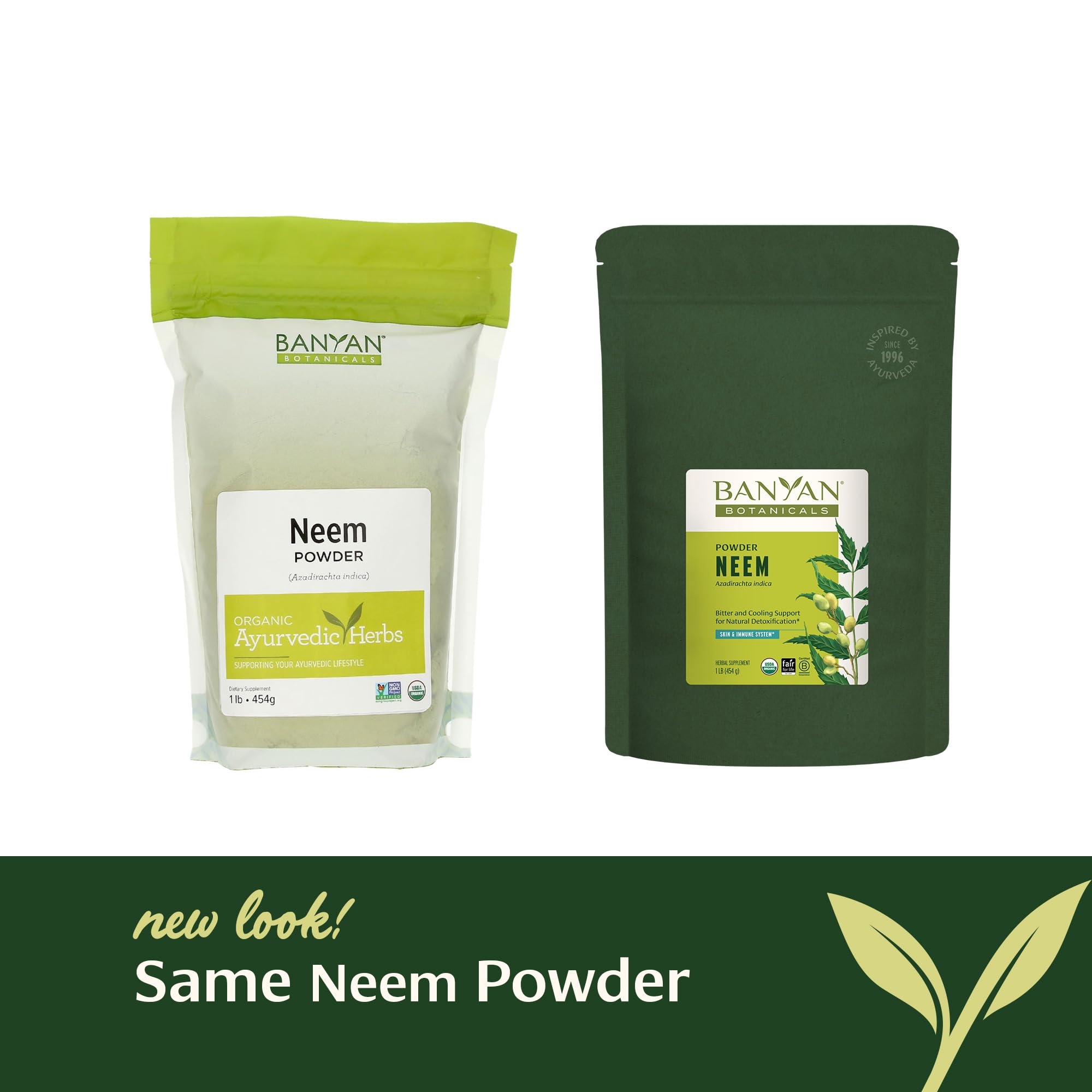 Neem powder promoting immune support and wellness