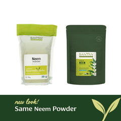 Neem powder promoting immune support and wellness