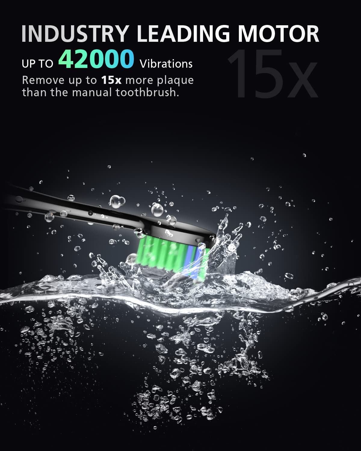 Six firmer 6NIU U-shaped brush heads