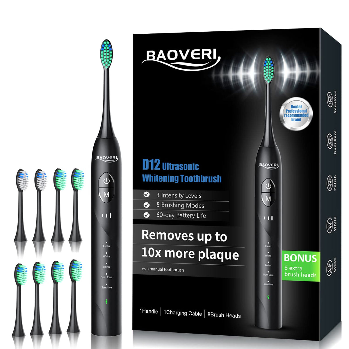 BAOVERI electric toothbrush main product image