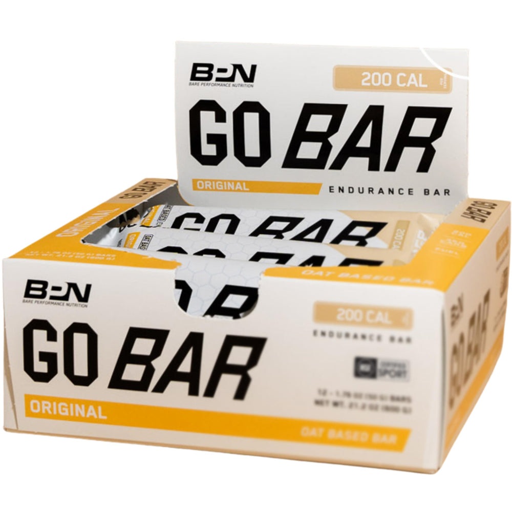 BARE PERFORMANCE NUTRITION Go Bar Original Oat packaging