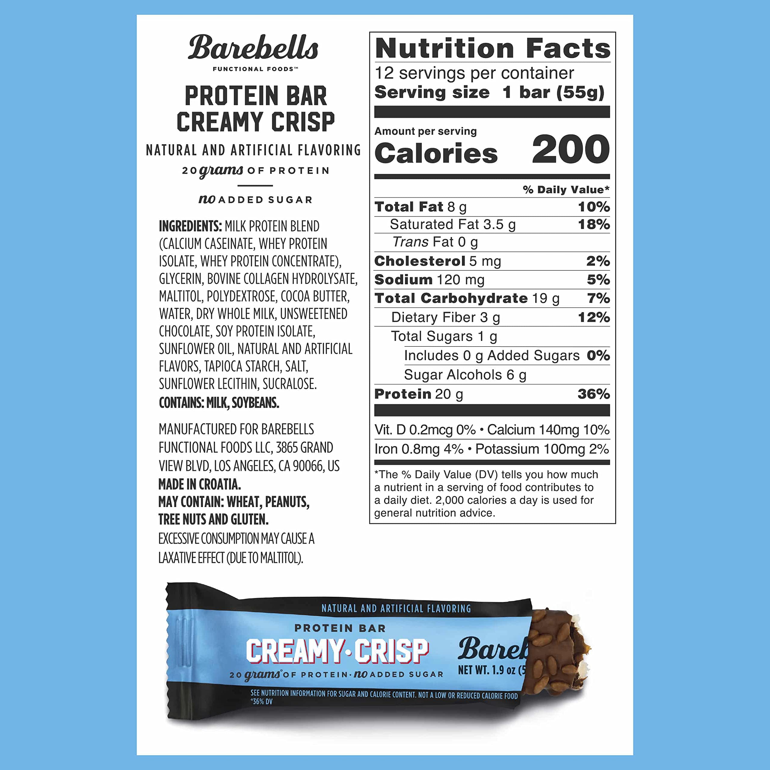 Barebells Creamy Crisp two-box display promotes quick gifting and shared workplace snacking