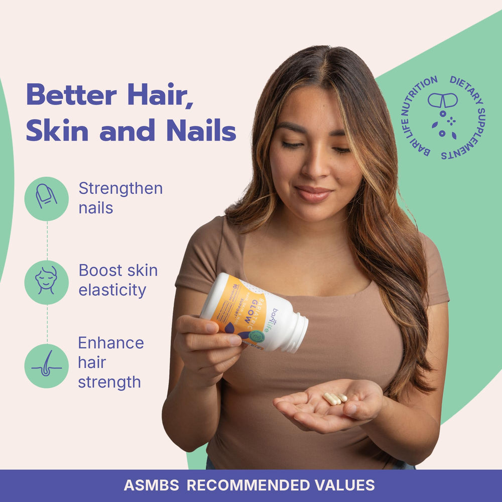 Label on Bari Life Hair, Skin & Nails bottle