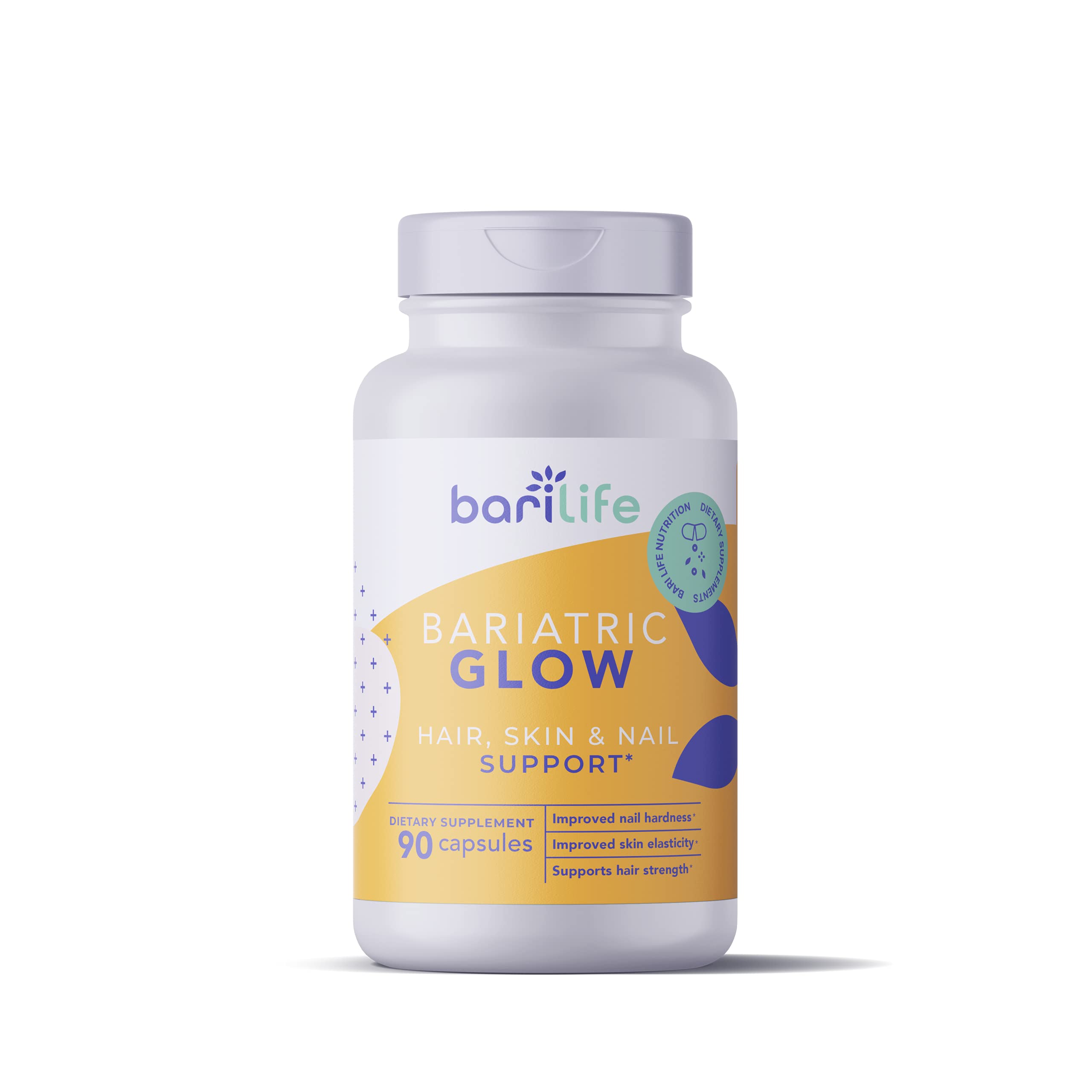 Graphic illustration of Biotin, Vitamin C and Zinc ingredients