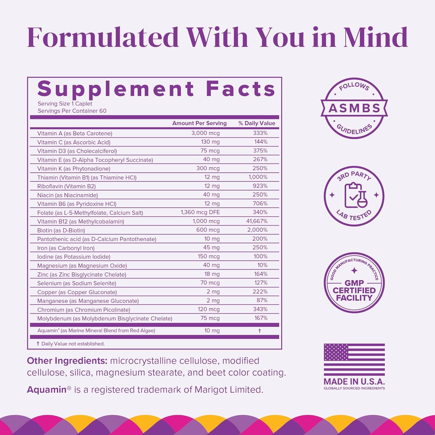 Close-up of small smooth-coated BariMelts caplets