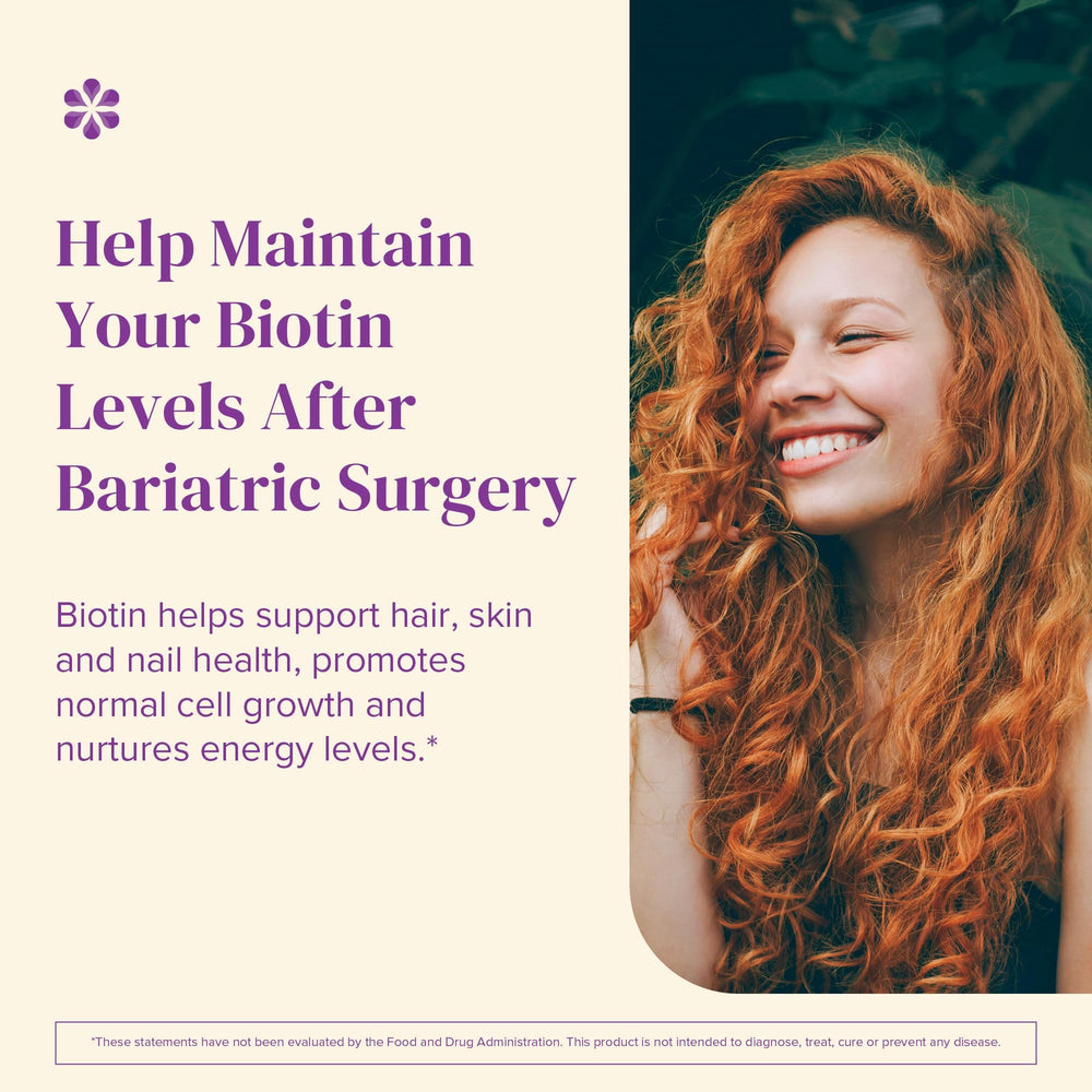 90-count BariMelts Biotin 5000mcg bottle on white background