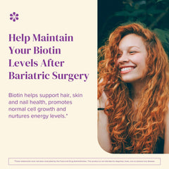 90-count BariMelts Biotin 5000mcg bottle on white background