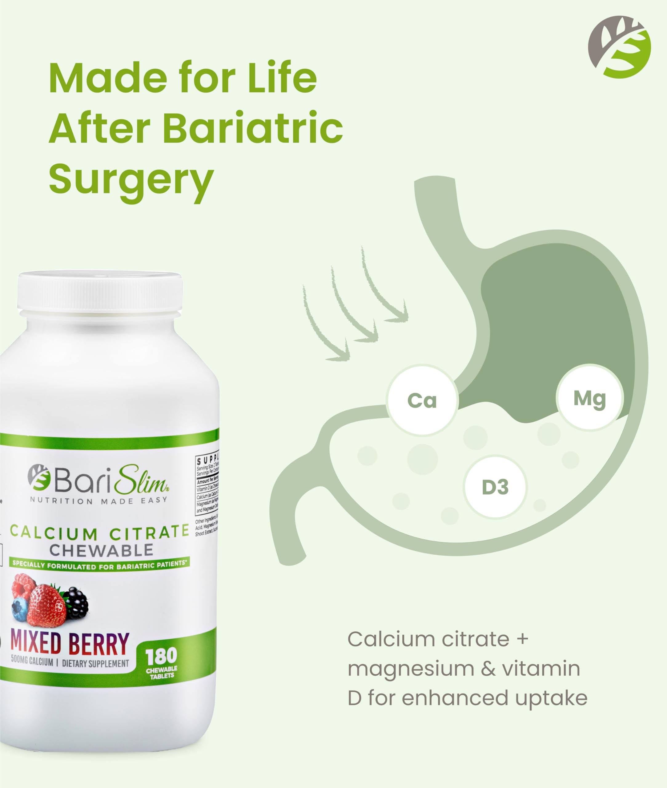 Close-up of mixed berry flavored chewable tablet