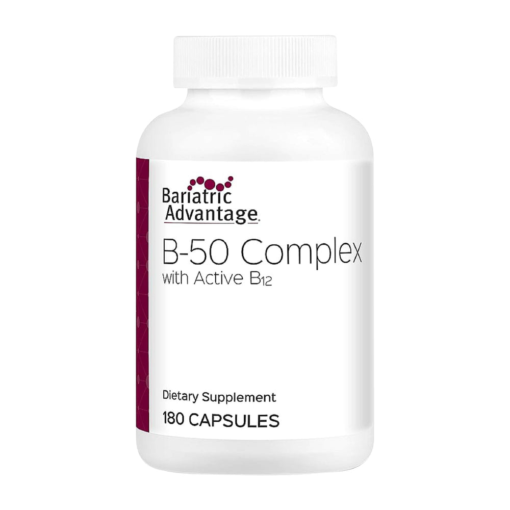 Bariatric Advantage B-50 Complex with Active B12 bottle label