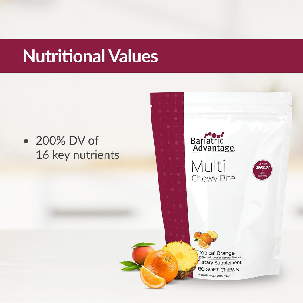 B complex vitamins including B1 and B12 in the chew