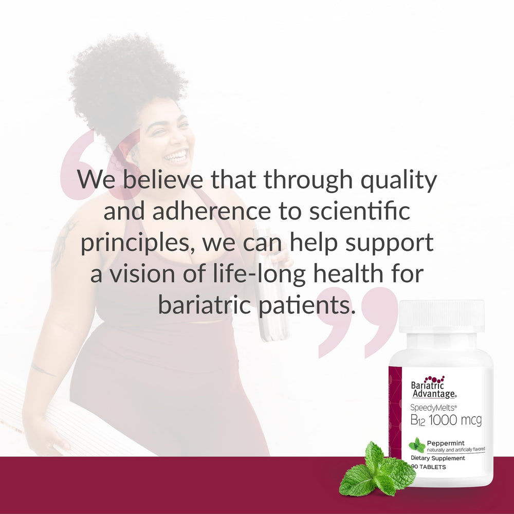 Lifestyle image of daily vitamin regimen with B-12 Speedy Melts