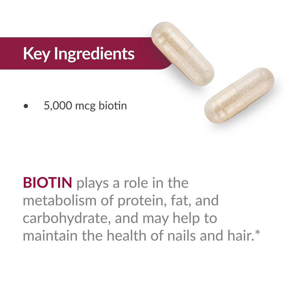 Ingredients for Bariatric Advantage Biotin 5,000 mcg