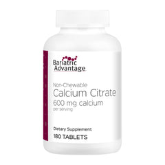 Bariatric Advantage calcium citrate bottle with label