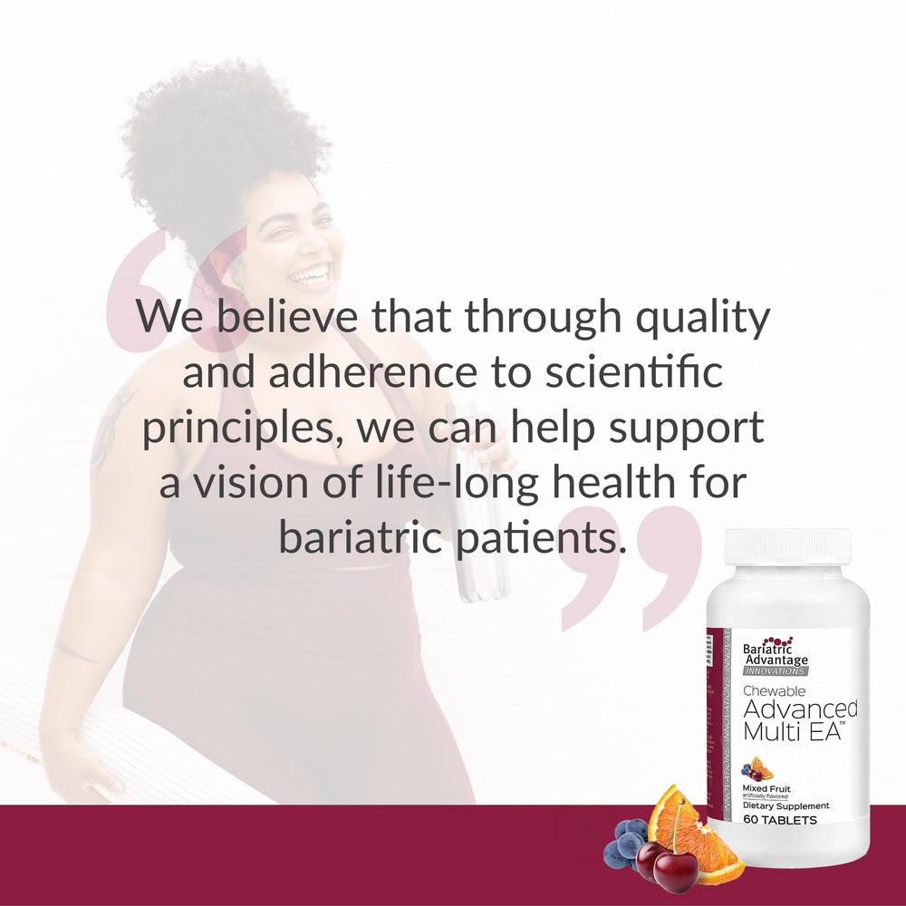 Lifestyle image showing post-bariatric nutritional support with Bariatric Advantage