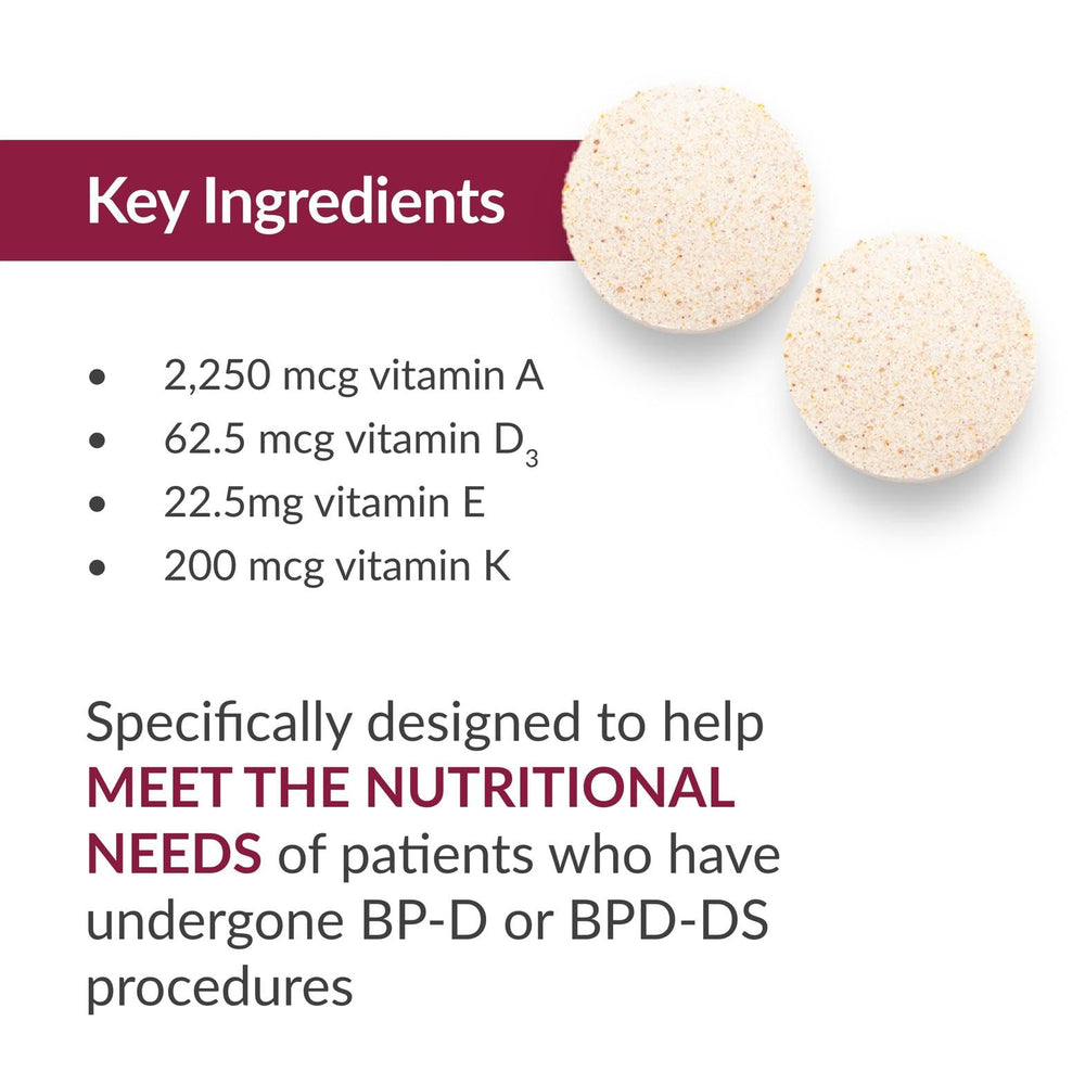 Vitamin D3 water-miscible for improved absorption in bariatric care