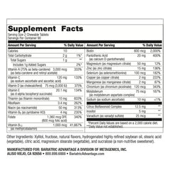 Packshot of Bariatric Advantage Essential Multivitamin Without Iron Berry 180 tablets