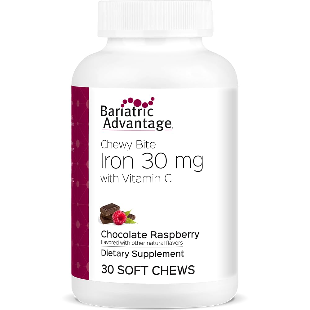 Bariatric Advantage Iron Chewy Bite Chocolate Raspberry Truffle packaging