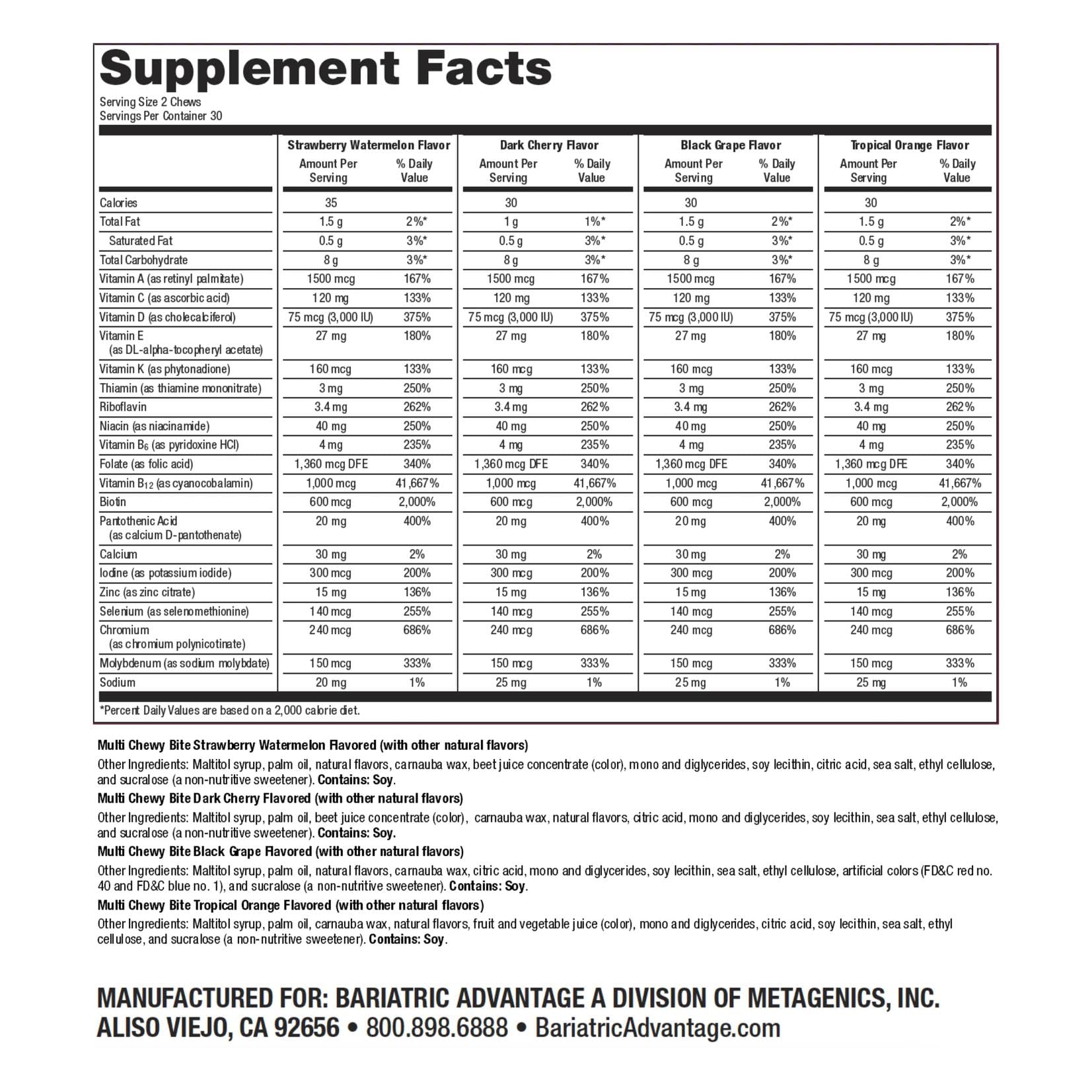 Close-up of assorted fruit-flavored soft chews