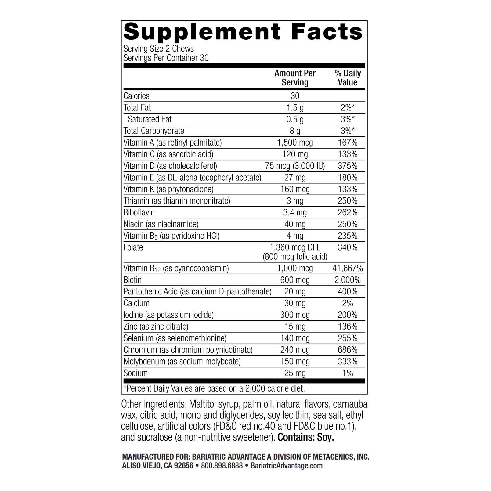 Close-up of soft chew bites in a pile