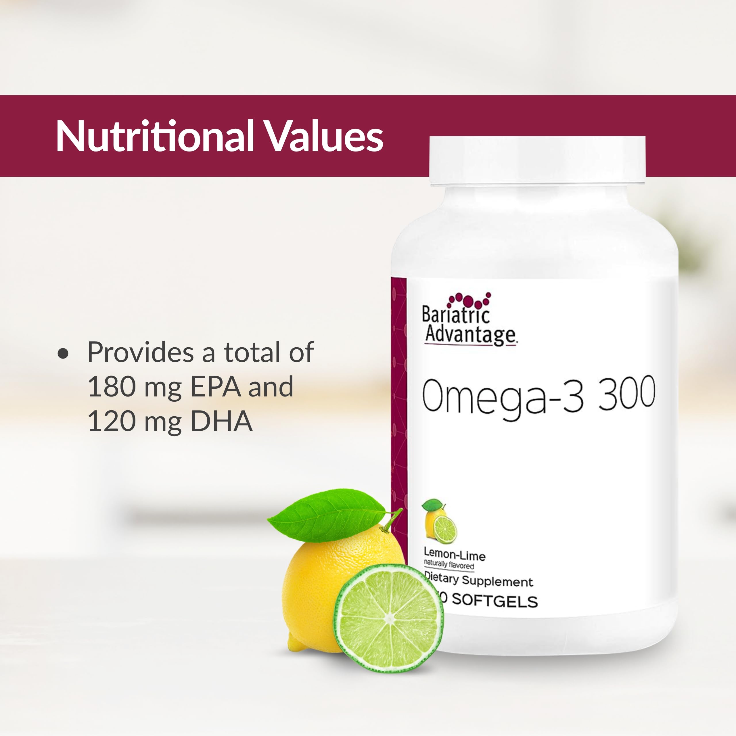 Antioxidants-stabilized Omega-3 300 bottle