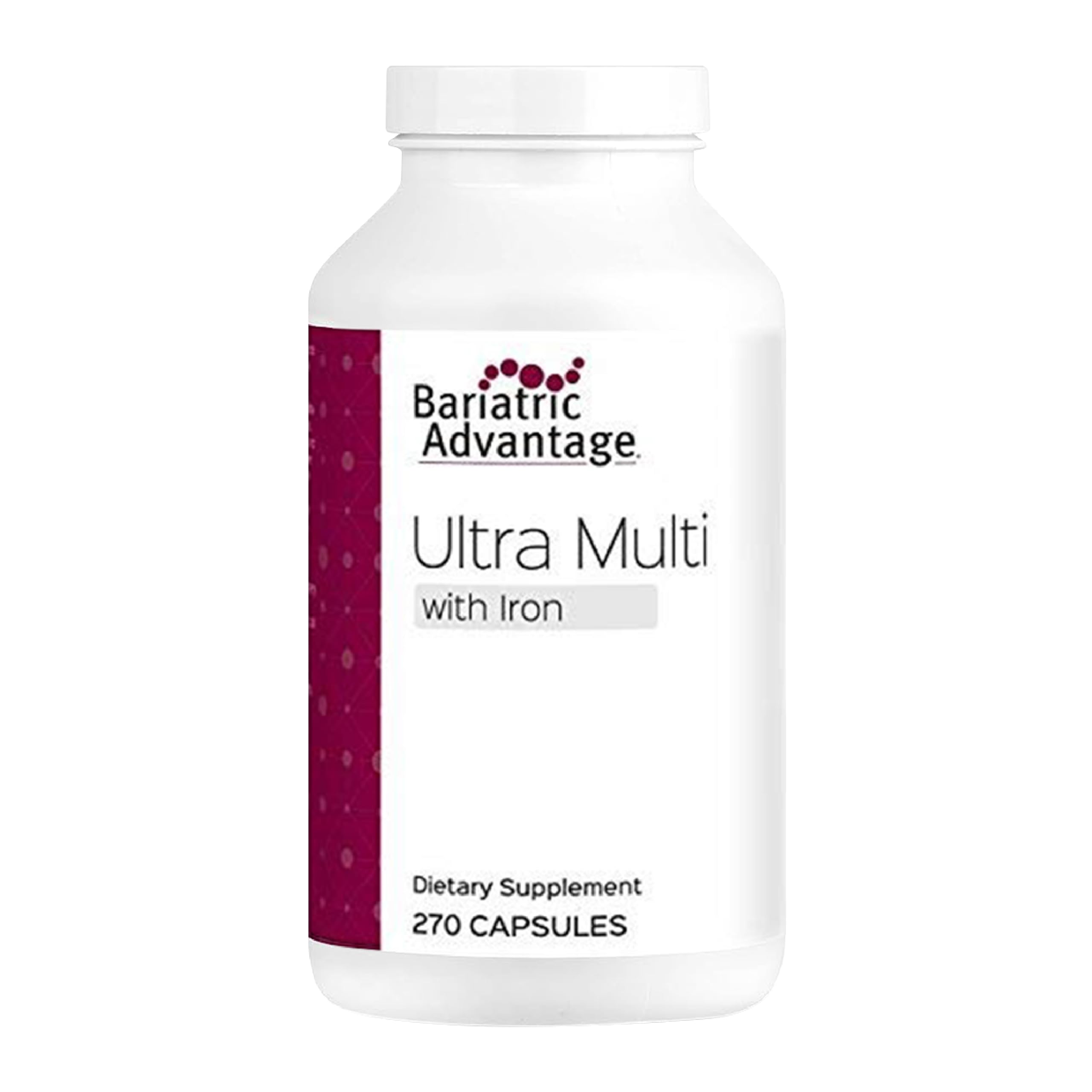 Bariatric Advantage Ultra Multi with Iron capsules 270-count bottle