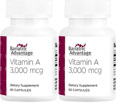 Close-up of Bariatric Advantage Vitamin A 3,000 mcg mini-capsules