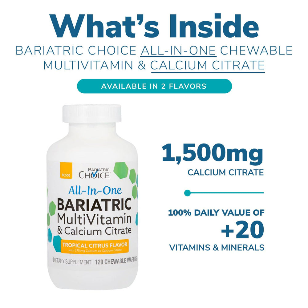 Packaging for Bariatric Choice All-In-One Chewable Multivitamin Berry 120-count