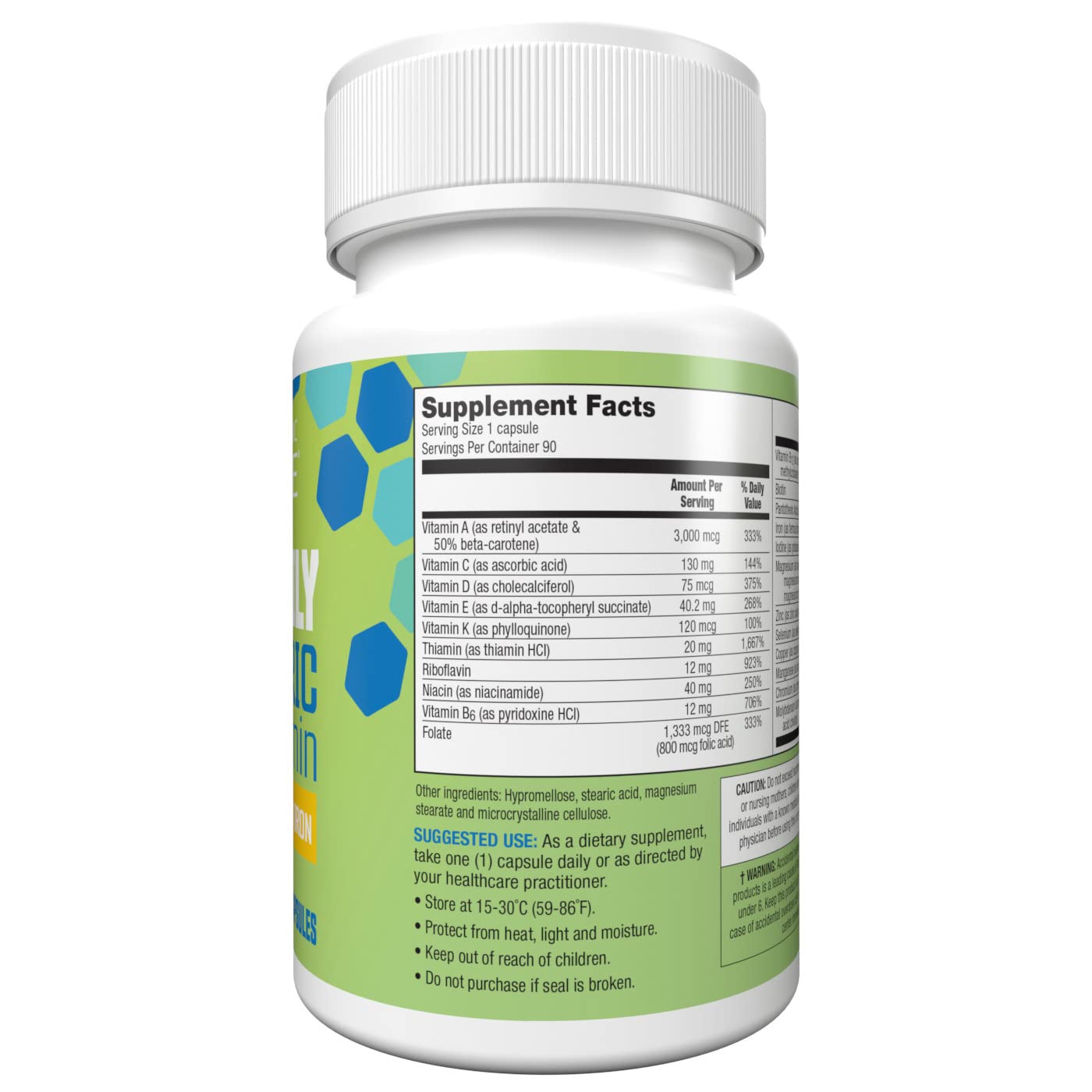 Bariatric Choice lactose-free icon on label highlights easy digestion.