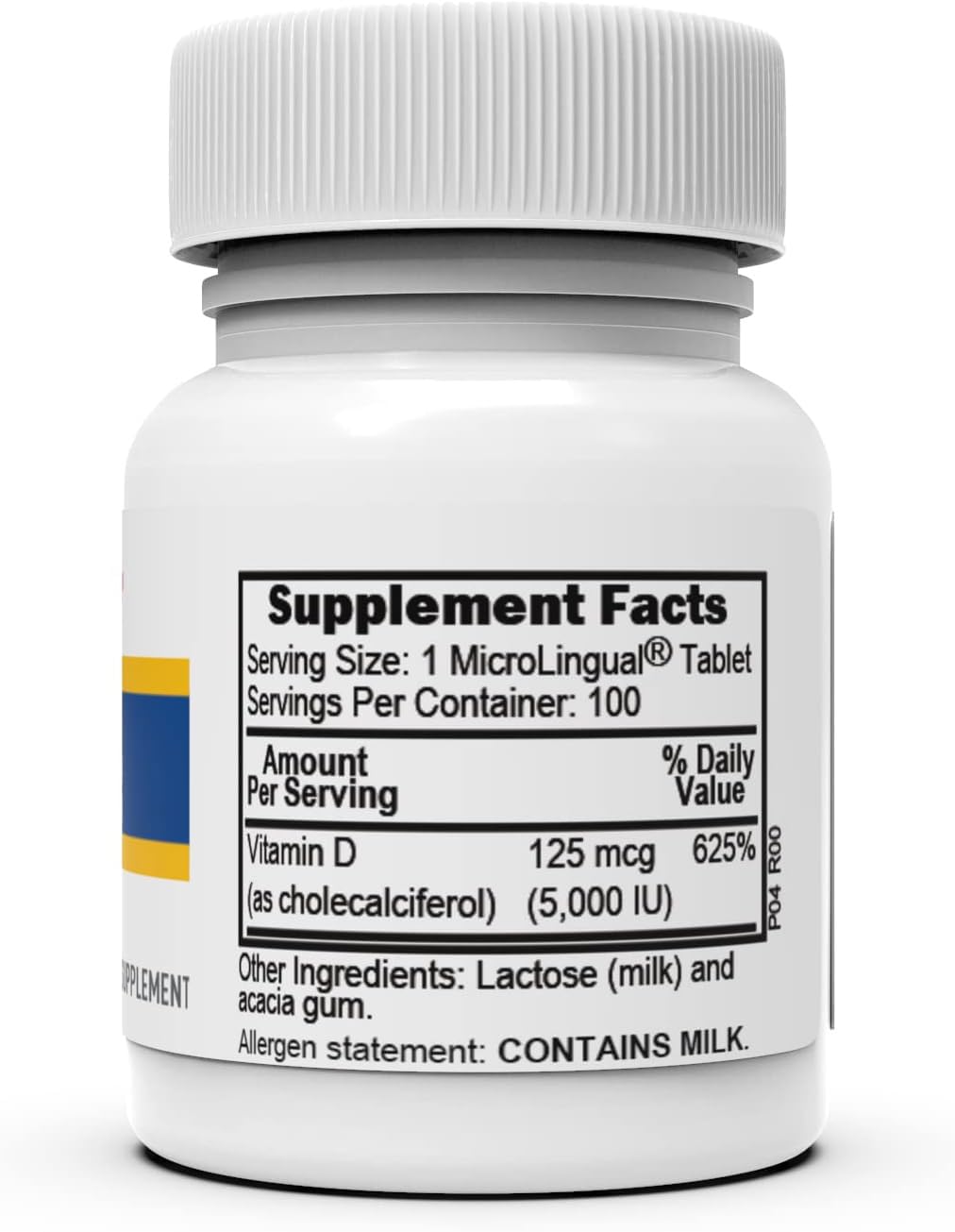 Bariatric-friendly Vitamin D3 with 100 tablets