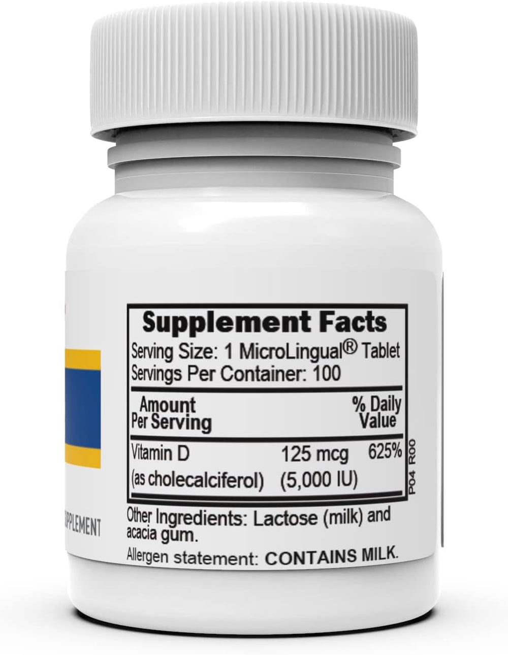 Bariatric-friendly Vitamin D3 with 100 tablets