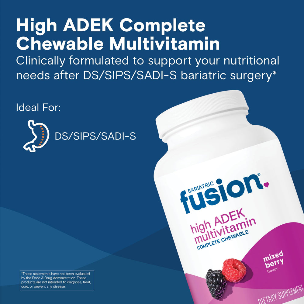 Packaging of Bariatric Fusion Chewable Multivitamin
