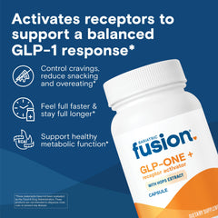 Close-up of Bariatric Fusion GLP-1 Plus bottle label