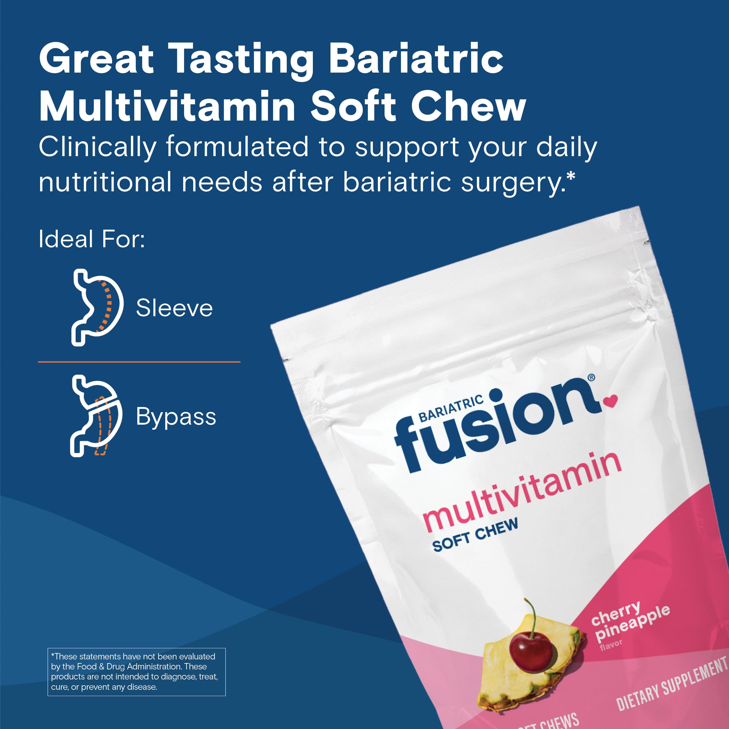Close-up of Cherry Pineapple Bariatric Multivitamin Soft Chew