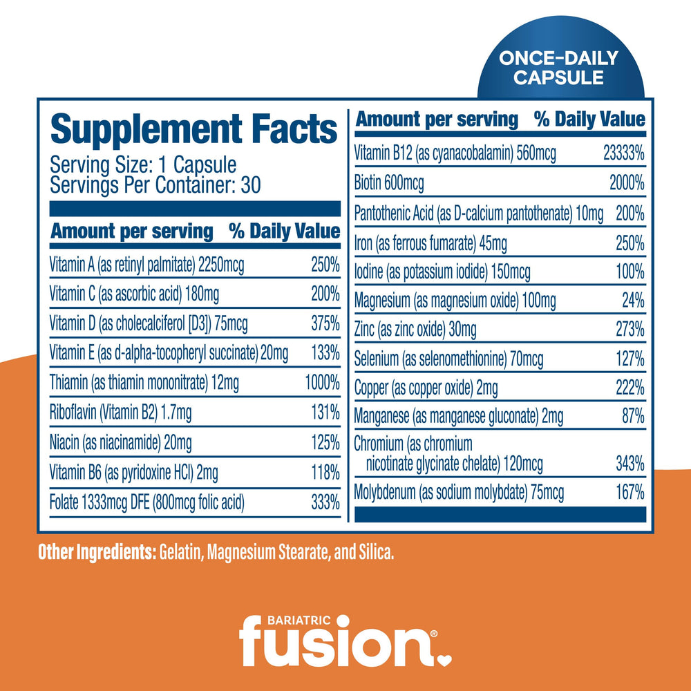 Post-surgery nutrition focus and maximum absorption design