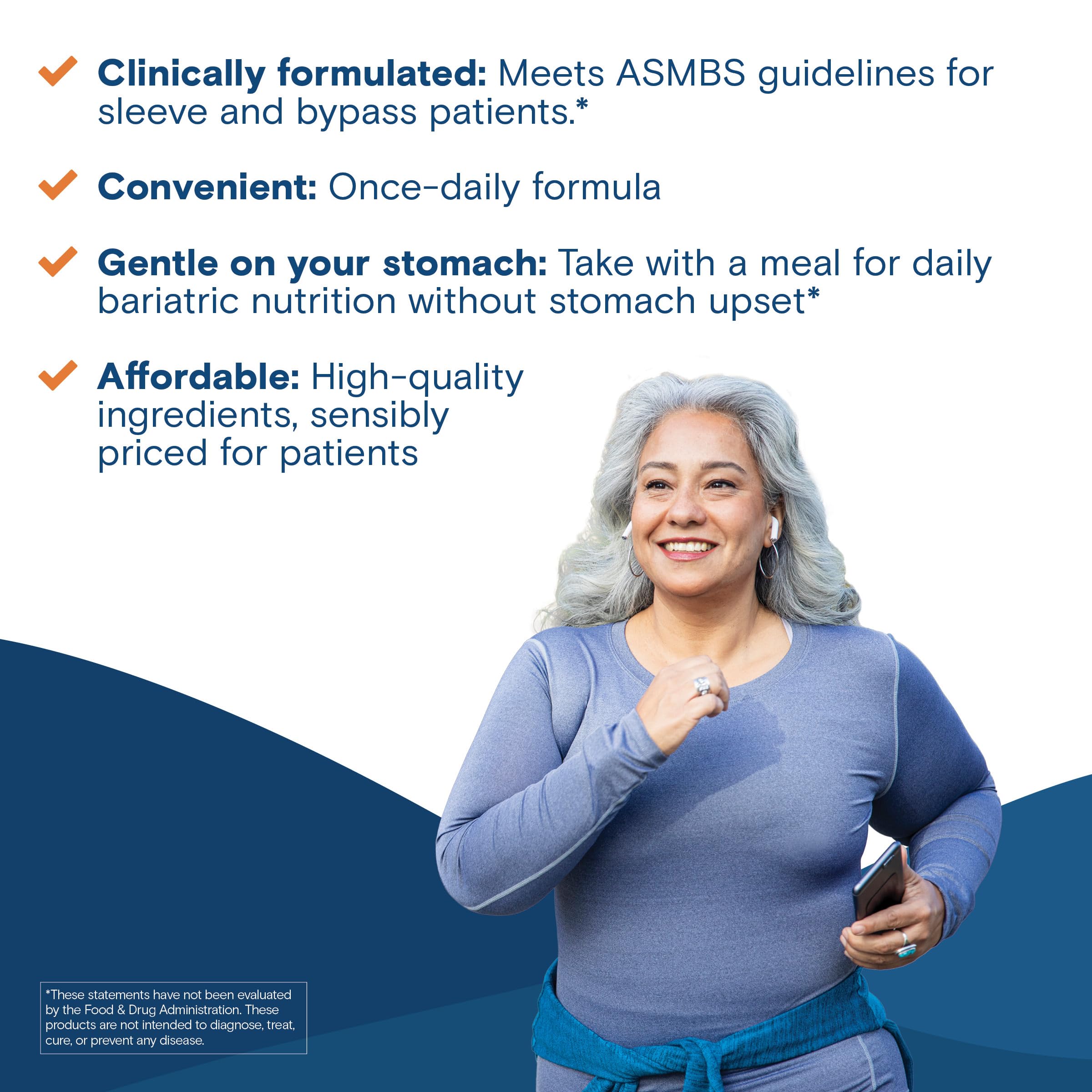 Formulated for maximum absorption by bariatric team