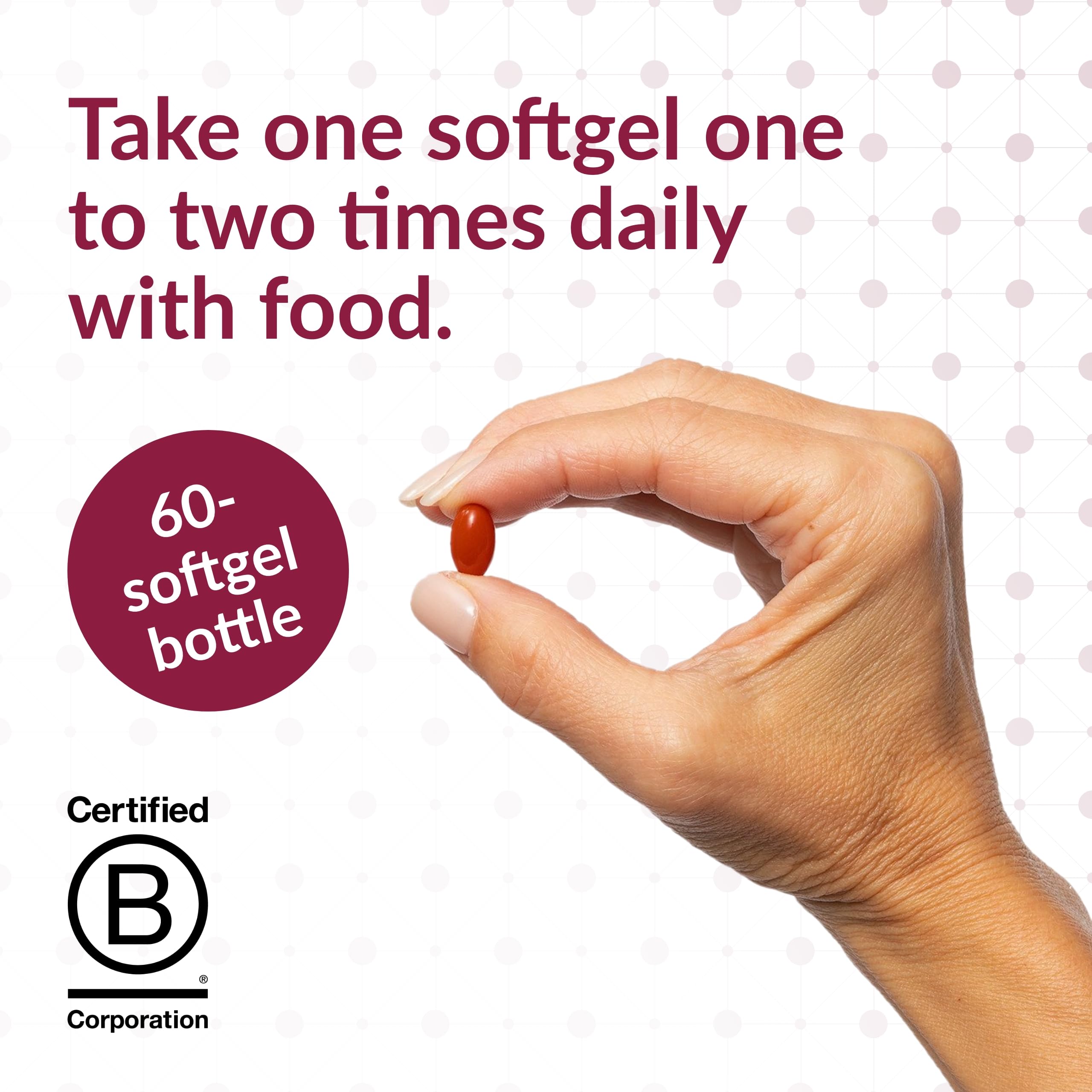 Nutrition label highlighting EPA 330 mg and DHA 170 mg per serving