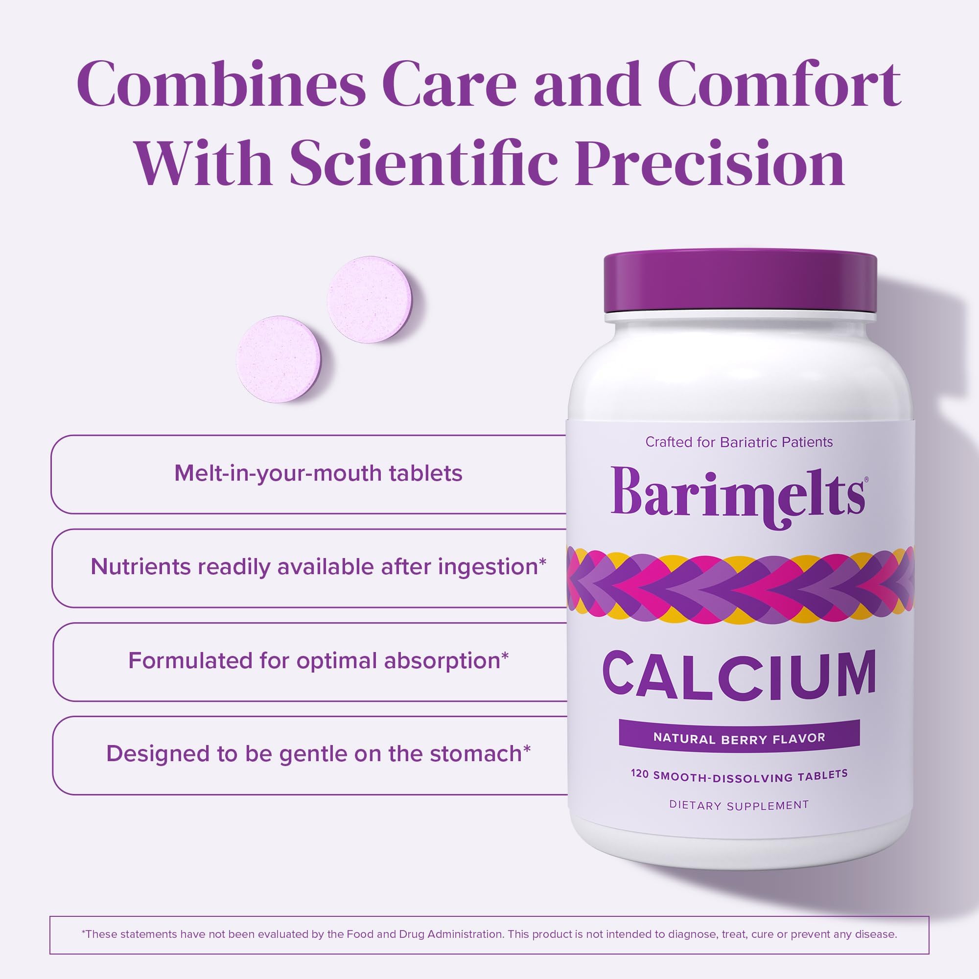 Label highlight: 500 mg calcium citrate with magnesium and vitamin D