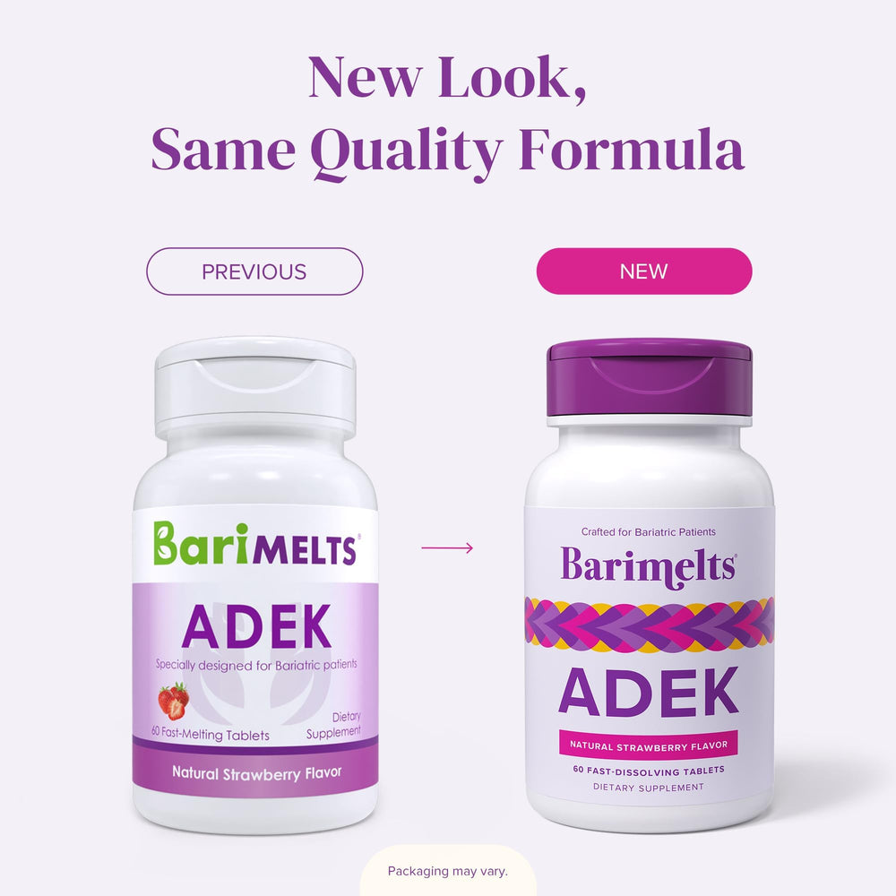 Barimelts ADEK gluten-free dairy-free non-GMO formulation