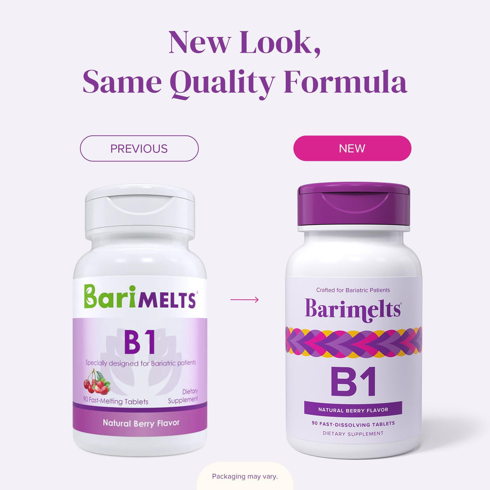 ASMBS guidelines and third-party testing icons for Barimelts B1