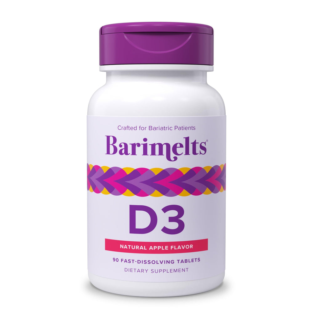 BariMelts front packaging showing product and 90-tablet supply benefit