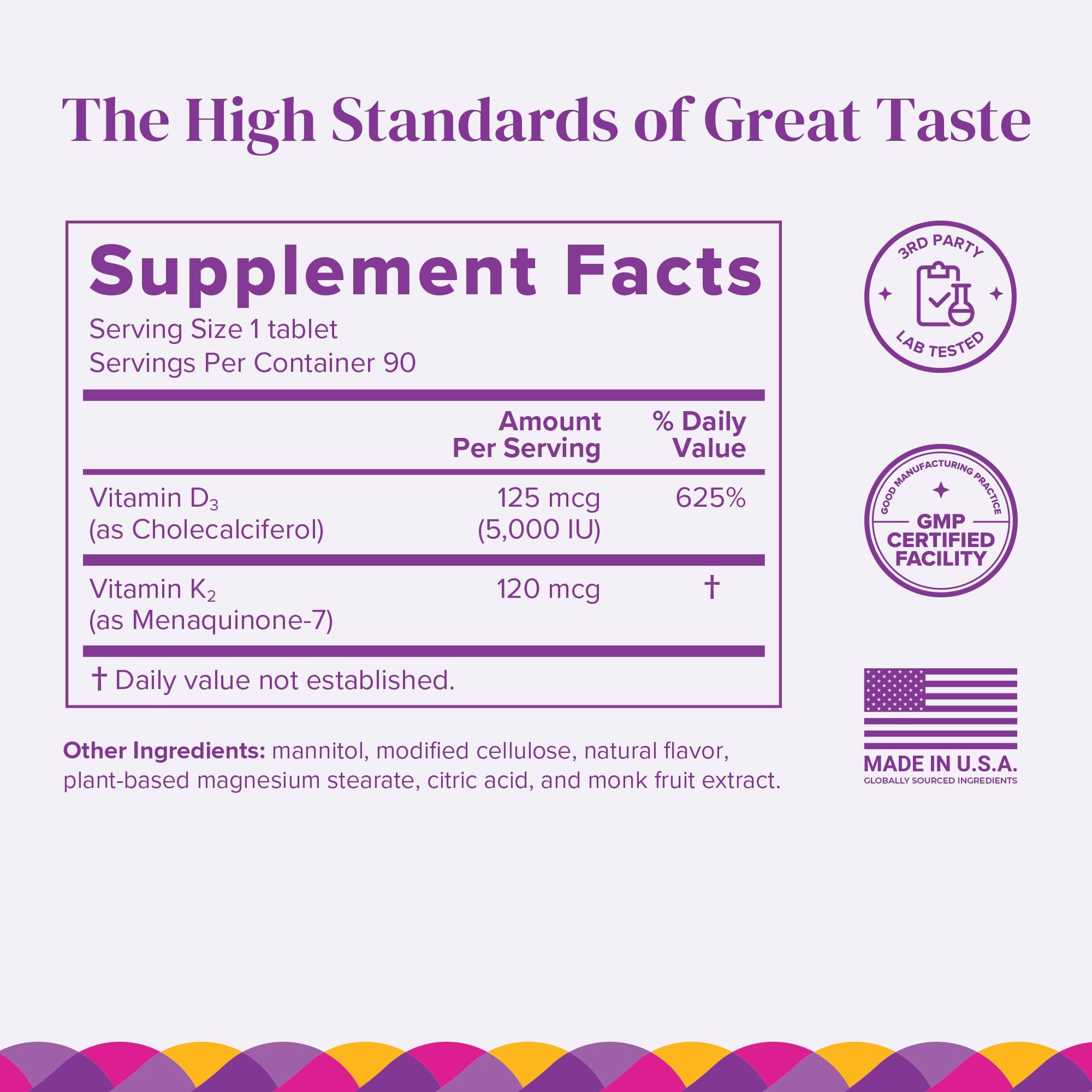 BariMelts D3 K2 product packaging and bottle