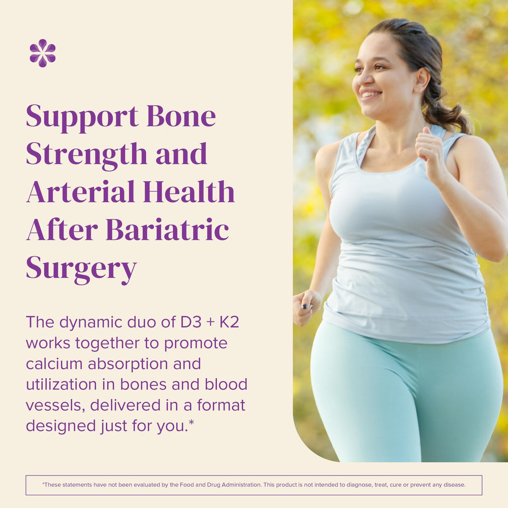 BariMelts D3 K2 dosage information chart