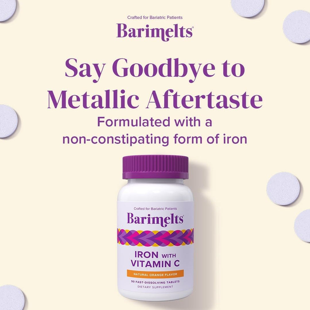 Barimelts iron ingredients and allergen-free symbols